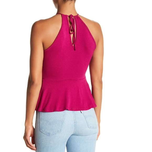 🎁 HIATUS Flounce Front Keyhole Tank Top - Picture 2 of 7